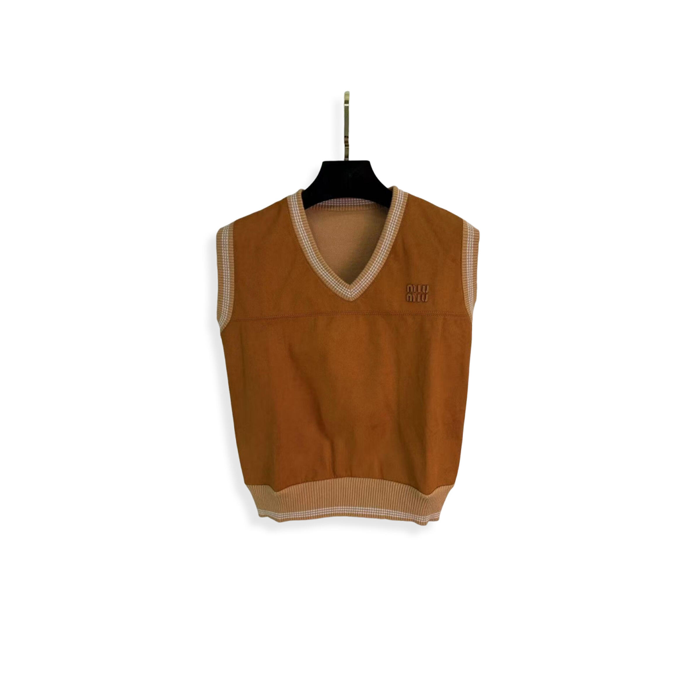 M1v M1v wool and suede vest